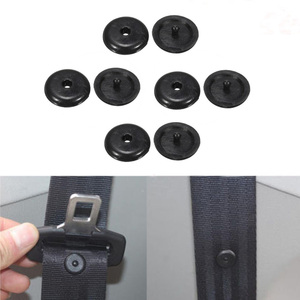 10 Peças de Peças Automotivas: Clipe Limitador de Cinto de Segurança de Plástico Preto para Carro, Botão de Parada de Cinto de Segurança - Product Image 5