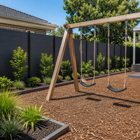 Panneaux de clôture composites sans entretien, écran d'intimité co-extrudé pour piscine et jardin en Australie