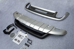 Kit Carrozzeria all'Ingrosso, Protezioni Paraurti per <span class=keywords><strong>Volkswagen</strong></span> <span class=keywords><strong>Touareg</strong></span> 2011-2015 2016-2019, Protezione Paraurti Anteriore e Posteriore - Product Image 3
