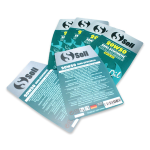 Etiqueta Adhesiva Personalizada Resistente al Agua para Botellas de Aceite, Calcomanía Resistente a los Arañazos para Empaquetado y Marca de Aceite de Motor - Product Image 1