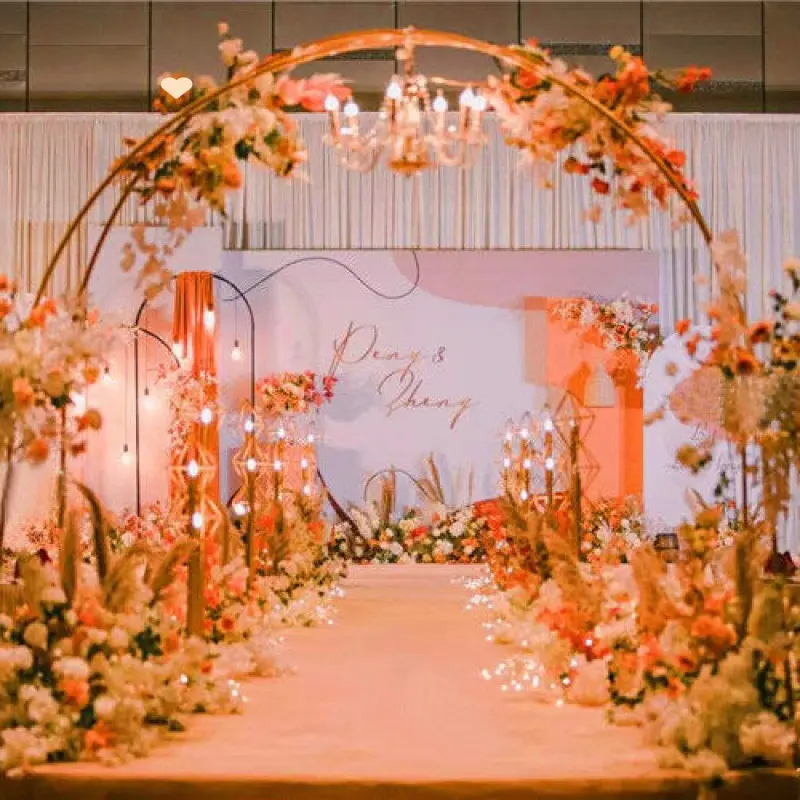 Wholesale Price Metal Arch Frame Wedding Backdrops For Party Event Ceremony Outdoor Decor