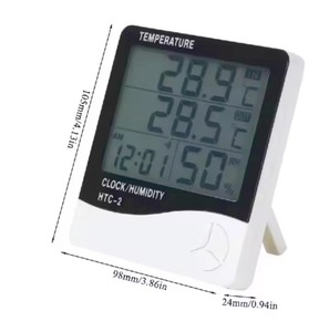 Nhà Máy Trực Tiếp HTC-2 Trứng Lồng Ấp Nhiệt Kế Mới LCD Gà Nhiệt Độ Và Độ Ẩm Meter Với Cảm Biến Đầu Dò Và Đồng Hồ - Product Image 5