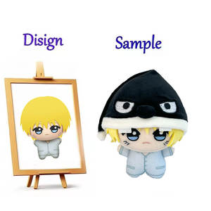 Produttore di peluche peloso personalizzato OEM ODM <span class=keywords><strong>Anime</strong></span> animali farciti mascotte con rivestimento in maglia di riempimento in cotone PP confezionato in sacchetto di OPP - Product Image 4