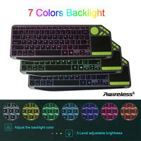 Teclado Ergonómico Inalámbrico Bluetooth de Modo Dual con Retroiluminación para Computadora
