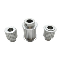 Poulie de distribution CNC personnalisée en acier de haute qualité, acier au carbone, aluminium, plaqué zinc