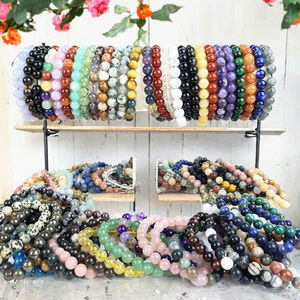 Pulsera de Cuarzo Natural de 8mm al por Mayor, Pulsera de Cuentas de Ágata Preciosa para Feng Shui, para el Día de San Valentín - Product Image 5