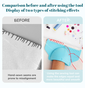 Herramienta de coser para bordes Lockranding, plantillas de costura, reglas, calibrador de agujas, regla de quilting, herramienta de medición, calibrador de costuras para coser recto - Product Image 5