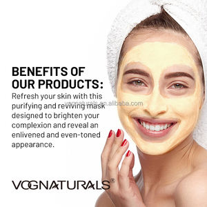 Mascarilla Facial de Arcilla con Vitamina C y Cúrcuma de Marca Privada, Mascarilla Exfoliante Iluminadora para Blanquear la Piel, Unificar el Tono y Dar Luminosidad - Product Image 3