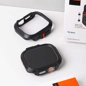 Coque de protection en TPU pour IWatch Series 40/41 44/45mm Bracelet de montre en silicone <span class=keywords><strong>souple</strong></span> pour Apple Watch 49mm Ultra 2 Accessoires - Product Image 5
