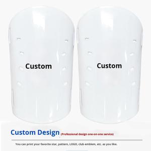 Protector de Espinillas Profesional Personalizado Wow Shouhuzhe HTB79 para Jugadores de Competición, Material PU, Correas, Venta al por Mayor, Protección de Fútbol DIY - Product Image 6