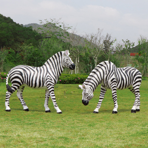 Vilead — figurines d'animaux en résine, statue en fibre de verre, <span class=keywords><strong>girafe</strong></span>, éléphant, pour décoration de <span class=keywords><strong>bar</strong></span>, magasin, prix d'usine - Product Image 2