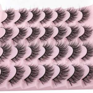 ขนตาปลอมแบบ Deep-Wave ขายส่ง พร้อมแถบพลาสติกและกล่องแบบกำหนดเอง ขนตาล่างธรรมชาติสำหรับร้านเสริมสวย - Product Image 2
