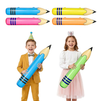 Jouets gonflables géants personnalisés pour la décoration de la rentrée scolaire, accessoires en PVC colorés pour la salle de classe et la scène