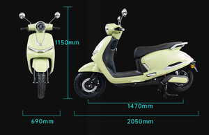 CKD SKD 12英寸长座电动滑板车 1100/1300W 60公里/小时速度 顶级电动摩托车企业 - Product Image 3