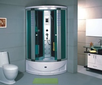 Cabine de douche multifonctionnelle de luxe, étanche, avec porte coulissante en verre trempé brossé, en alliage d'aluminium, design moderne, pour hôtel