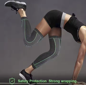 Fitness <span class=keywords><strong>Compression</strong></span> tricot genou cuisse protège-tibia basket-ball course <span class=keywords><strong>sport</strong></span> jambe protecteur pleine jambe manches - Product Image 5