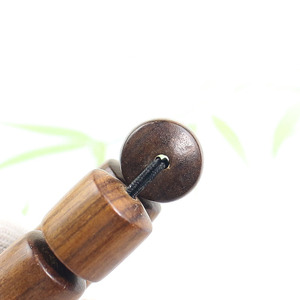 Pulsera de palisandro negro con cuentas de barril de 15 mm, estilo chino, joyería unisex para uso diario - Product Image 3