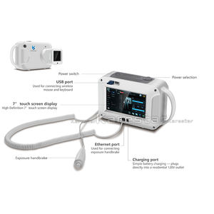 جهاز أشعة سينية محمول K-DX70 للطب البيطري، معدات أشعة سينية رقمية بسعر تنافسي للمستشفيات - Product Image 2