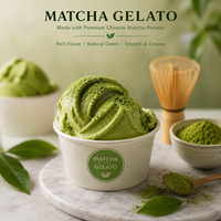 Poudre de matcha chinoise pour préparation de gelato et de crème glacée |   Poudre de thé vert naturel de qualité cérémonielle |   Approvisionnement en gros OEM de qualité alimentaire