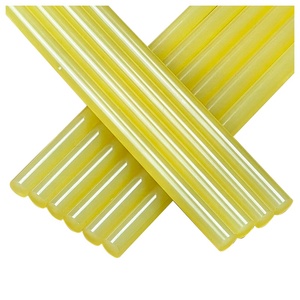 <span class=keywords><strong>Barra</strong></span> de <span class=keywords><strong>silicona</strong></span> de fusión en caliente amarilla sin <span class=keywords><strong>barra</strong></span> de pegamento de dibujo para caja de embalaje bien madera plástico espuma papel vidrio Metal cuero tela - Product Image 4