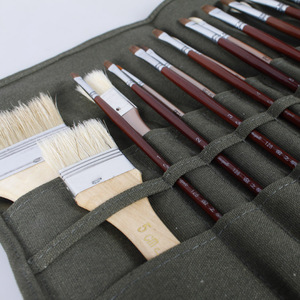 Bán buôn dày bàn chải túi cho chuyên nghiệp và người mới bắt đầu họa sĩ nghệ sĩ công cụ để lưu trữ tất cả các loại sơn bàn chải - Product Image 2