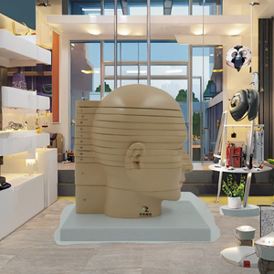 Medizinisches Lehr modell <span class=keywords><strong>Human</strong></span> Skull Cross-Sectional Tomography Model für die Neuro anatomie ausbildung - Product Image 3