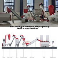 LIMA Ligne d'alimentation de poulet Mini ligne de production de granulation d'aliments pour volailles bovins Usine automatique de fabrication d'aliments pour porcs Prix