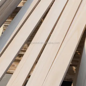 Paulownia laminated beams price s4s swan timber pallet wood