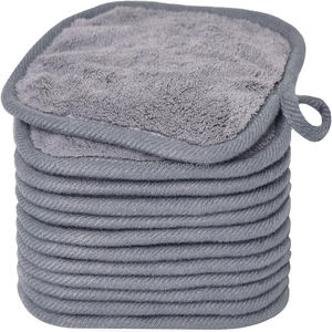 Chiffon de maquillage en microfibre pour femmes 100% tissus en microfibre serviette de nettoyage pour le visage serviette démaquillante en molleton de corail - Product Image 1