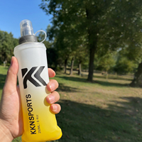 Bouilloire à eau souple KKN Sports 250ML, pliable, pour marathon, course de cross-country, alpinisme, gobelet à eau portable 500ML
