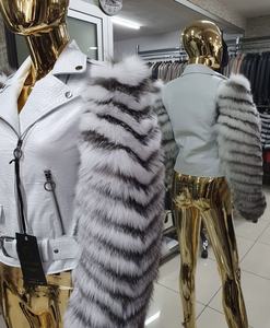 معطف فرو الثعلب الفضي RXFurs سترة أرنب ريكس للسيدات - Product Image 3