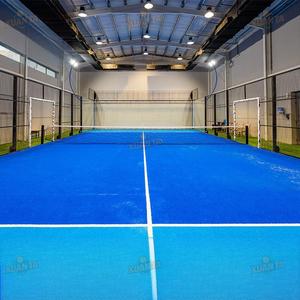 Terrain de padel panoramique idéal pour les champions, construction en acier, finition peinture poudrée, sans poteaux intérieurs - Product Image 2