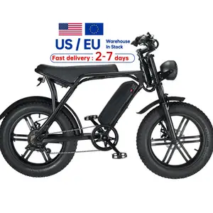 الاتحاد الأوروبي مستودع الأسهم محور دراجة كهربائية محرك طويل المدى 7 سرعة دراجة كهربائية سبائك الألومنيوم إطار الدهون الإطارات E-الدراجة