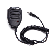 Microphone filaire dynamique original pour Baofeng UV-5R UV-82 888S, haut-parleur portable, montage sur épaule, réduction du bruit, léger