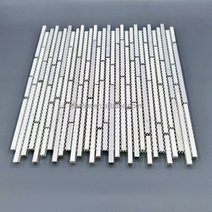 Mosaïque en verre cristal mélangé, carreaux de salle de bain simples, design de mosaïque en verre pour la décoration intérieure, magnifique - Product Image 4