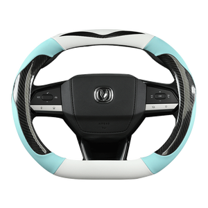 Funda Universal para <span class=keywords><strong>Volante</strong></span> de Coche Deportivo de 37/38 cm, Forma de D Doble, para <span class=keywords><strong>Peugeot</strong></span> 4008 5008 - Product Image 1