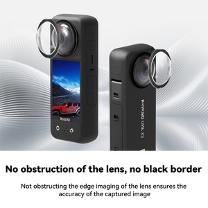Accesorios para Cámara, Protector Adhesivo Económico, Protectores de Lente Doble, Lente Protectora para <span class=keywords><strong>Insta</strong></span> <span class=keywords><strong>360</strong></span> <span class=keywords><strong>One</strong></span> <span class=keywords><strong>R</strong></span> X2 X3 X4 X5 - Product Image 2