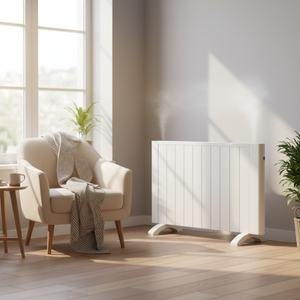 Radiateur convectoriel 1500W avec fil chauffant, mesure automatique de la température, protection anti-renversement, télécommande, autoportant, 249 pieds - Product Image 4