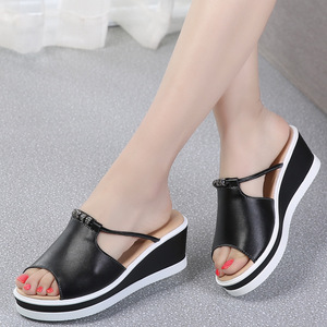 <span class=keywords><strong>Scarpe</strong></span> da Donna alla Moda, Comode Sandali Estivi Slip-on <span class=keywords><strong>con</strong></span> Suola Morbida, Taglie Grandi - Product Image 3