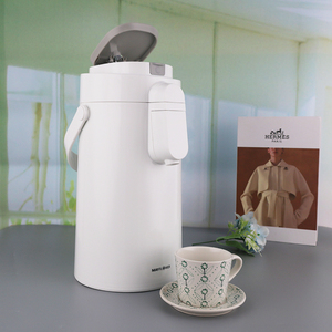 2024 BPA Free 74oz PP Body Pink Glass liner <span class=keywords><strong>Airpot</strong></span> Dispensador de café Pot - Product Image 1