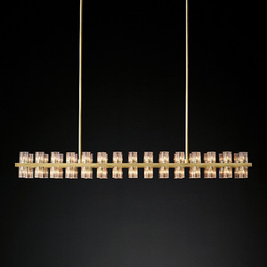 Crystal Chandelier Round Multi Head Led <b>Light</b> For Hotel Reception Living Room Restaurant Tea Room Study - Product Image 2