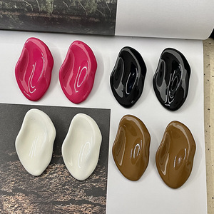 Pendientes de Aleación de Zinc Vintage, Diseño Minimalista Unisex, Forma Irregular Pequeña, Joyería de Moda 2026 - Product Image 2