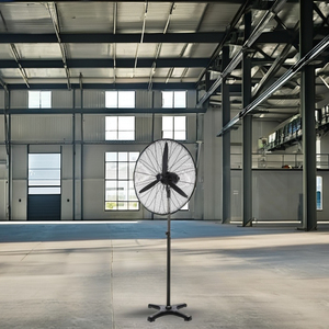 Ventilador de Pedestal Industrial de Aluminio de 26 Pulgadas con 3 Aspas, Ventilador de Piso Elevable para Enfriamiento de Aire, Uso Doméstico y Comercial, de Plástico, Fabricado en Vietnam - Product Image 2