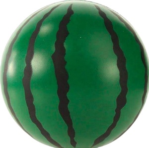 Wholesale Promotional Custom Logo PU Foam Watermelon Stress Ball Soft Toy Watermelon Shape Stress Relief <b>Tool</b> - Product Image 3