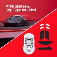Mouse Gaming Nirkabel HyperX Pulsefire Haste 2 Optik 26000DPI 2.4GHz+Antarmuka USB LED Backlit Tangan Kanan Tahan Air Stok Tersedia
