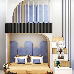 Camera dei bambini con letti a castello, tutta la casa è progettata su misura con letti a castello e il letto è di 1,2 m, si trova al secondo piano. - Product Image 1
