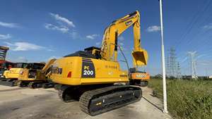 Excavadora de orugas Komatsu PC200 usada Excavadora Komatsu PC200 usada con excelente calidad a la venta - Product Image 5