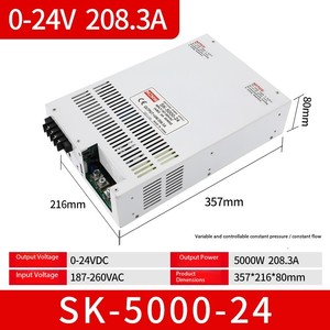 Alimentation à commutation automatique haute puissance, tension/courant constant, sortie 3KW 2KW DC0-12/24/48/60V/110V/220V, driver LED 5000W - Product Image 3