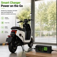 Chargeur de batterie pour scooter électrique HAOXING 72V 5A, batterie lithium-ion 20S, connecteur DC XT60/XT90, charge intelligente LED