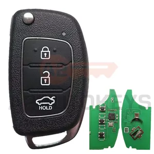 A2AUTOKEYS For 2016 Hyundai Creta Remote Flip Car Key 95430-M0000 3 Buttons 433 MHZ 4D60 Chip Remote Smart Car Key